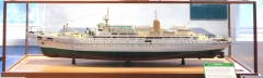 Cableship model in Telegraph Museum, Porthcurno