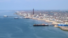 Blackpool aerial view in 2016