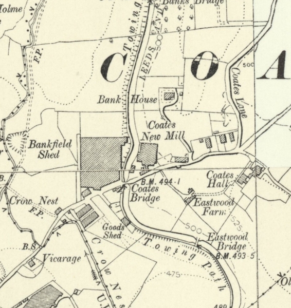 1892 map Coates Bridge