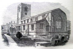 Malham church c.1800 Whitaker