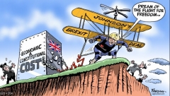 Boris cartoon from The Times