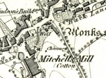 Clough Mill 1853 OS