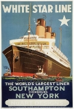 White Star line poster