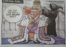 Corona_nation Peter Brooks cartoon in The Times, 290820