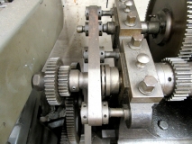 Thrust bearing and adjustment on 1956 lathe