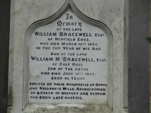 bracewell  memorial plaque