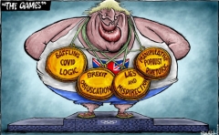 Johnson rhetoric cartoon