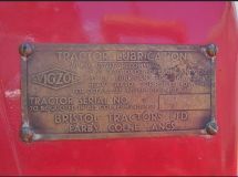 Bristol Tractors Plate