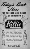 Kiltie ad from a 1940s Pelican paperback book