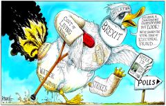 Tory lame duck cartoon