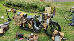 Photo of motorcycle displayed at the 2023 Taunton Armed Forces Day