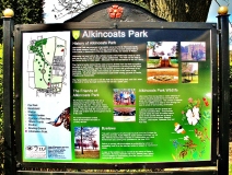 Alkincoats Park Sign