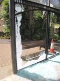 Bus shelter smashed 5th July 2014 002