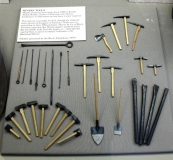 Models of Cornish miners' tools