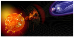 Coronal mass ejection (image from Nasa)